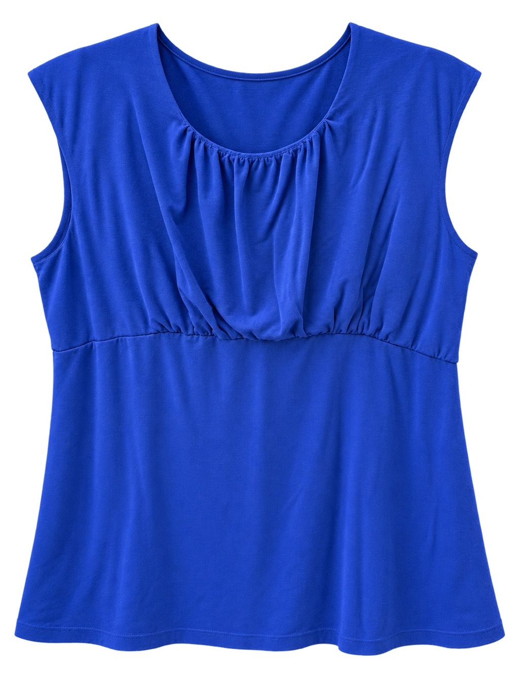 George Cobalt Blue Sleeveless Scoop-Neck Tank